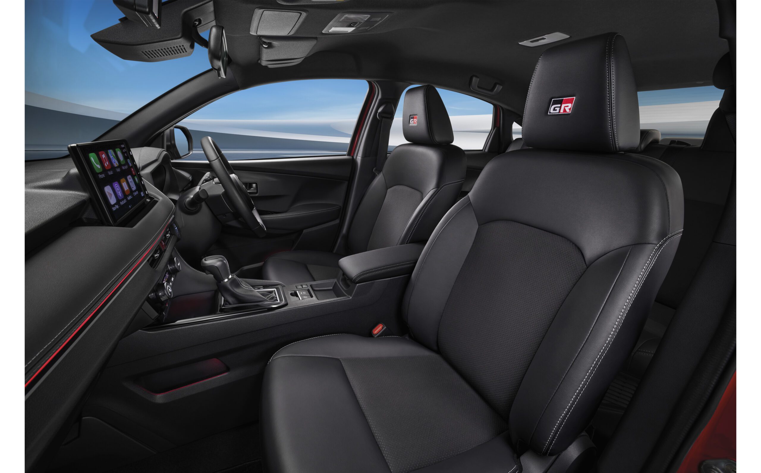 Interior Toyota Yaris Hybrid GR Sport.