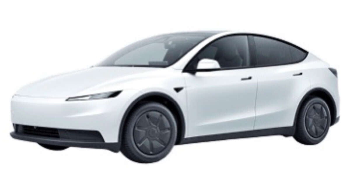 Tesla model Y versi polosan. 