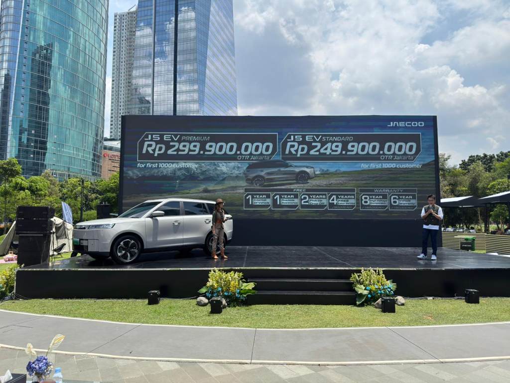 Harga Jaecoo J5 2025 diumumkan.